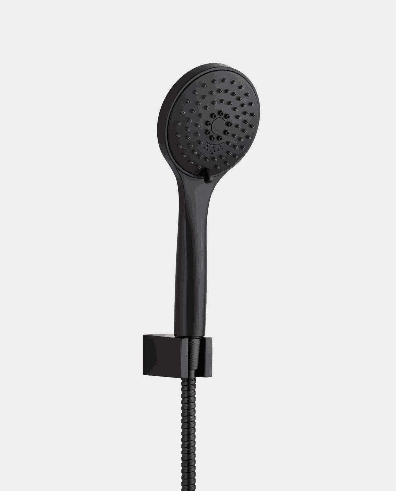 Hand shower hose + bracket Black HSBK01 BluMotion